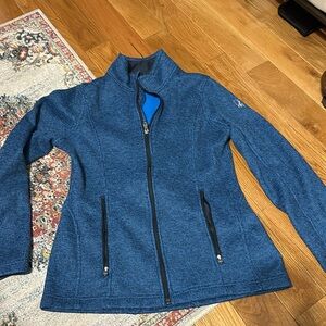 Blue and black spyder jacket